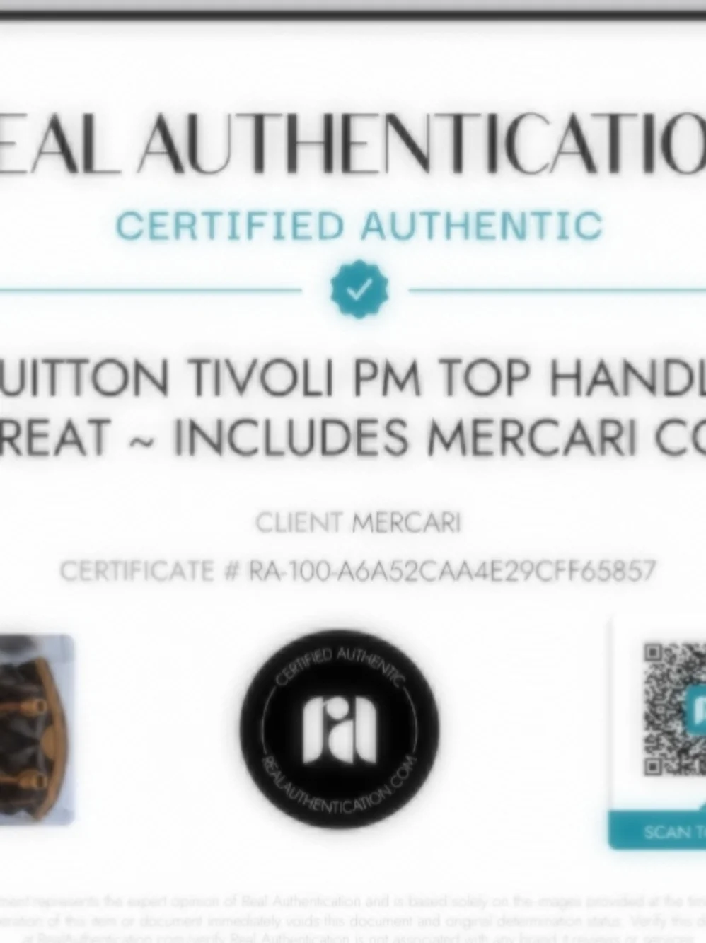 Louis Vuitton Tivoli PM Top Handle Bag - VGC - $1990 Includes COA - Picture 11 of 11